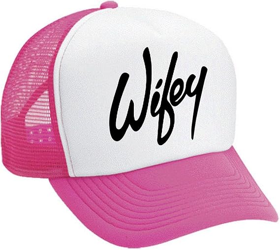 pink and white snapback hat