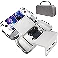 sarlar Rog Ally Carrying Case Compitable with ASUS ROG Ally Gaming Handheld and Accessories, Large Space Hard Shell Case Fit AC Adapter and Power Bank for Travel and Storage