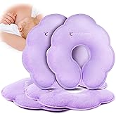 Comfytemp Breastfeeding Therapy Packs, 4-Pack Larger Dual-Sided Hot & Cold Breast Gel Ice Pads, Reusable Postpartum Essentials for Pain Relief, Mastitis, Engorgement, New Mom Items