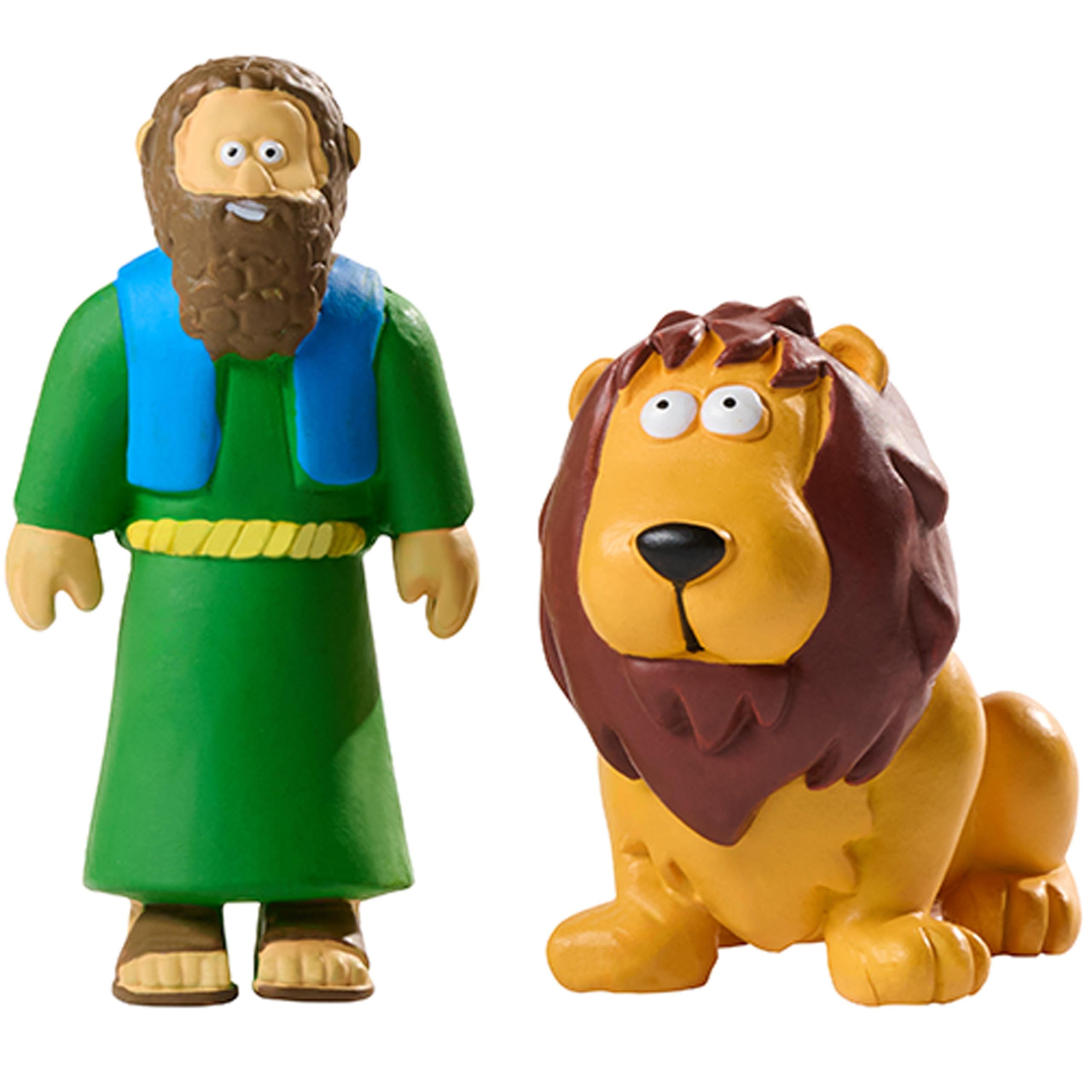 Mardel Beginner's Bible Daniel & The Lion Figurines, 2 Pieces