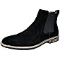 Bruno Marc Men's Suede Leather Chelsea Ankle Boots
