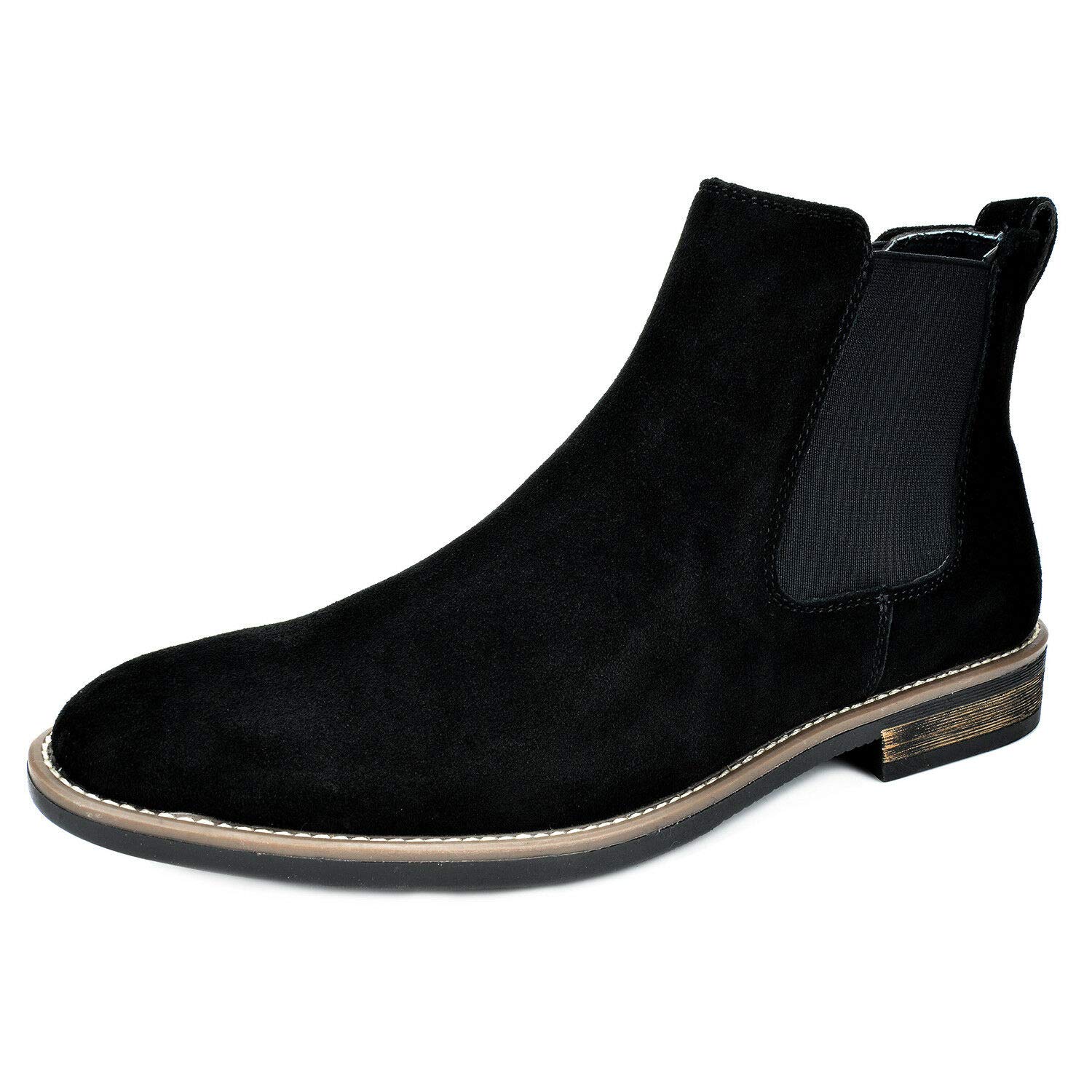 Bruno MarcMen's Suede Leather Chelsea Ankle Boots