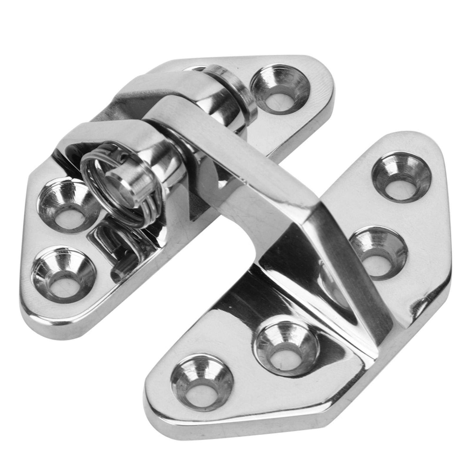 Boat Hinge, 316 Stainless Steel Locker Hinge, High Precision Cabins Doors Cabinets Marine Hinge for Homes, Buildings, Cabins, Doors and Windows, Cabinets(1pcs)
