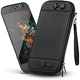 Slim Hard Shell Travel Case for Nintendo Switch 2 (2025) – Thin Protective Pouch with Accessories Storage Pocket & Game Card Holders