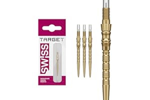Target Darts Signature Swiss Point TRB | 3 Pack Set of Tips | 30MM – Gold | Change Dart Points, Swiss Point Technology, Profe