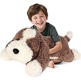 SuzziPals Giant Brown Dog Stuffed Animal 30", Jumbo Soft Giant Stuffed Animal, Big Dog Plush Toys for Stress Relief & Sleep Aid, Huge Cuddly Cute Plushies Golden Retriever Gifts for Kids Adults