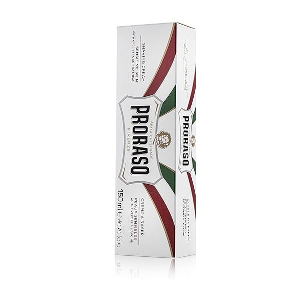 PRORASO SHAVING CREAM, SENSITIVE SKIN, 5.2 OZ, 1 COUNT