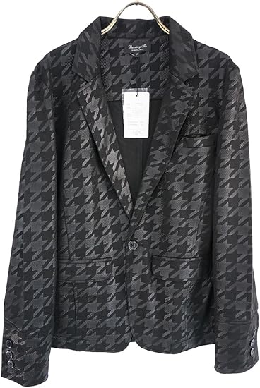 Amazon テーラードジャケット メンズ 千鳥格子 長袖 B 01 ブラック Xl コート ジャケット 通販