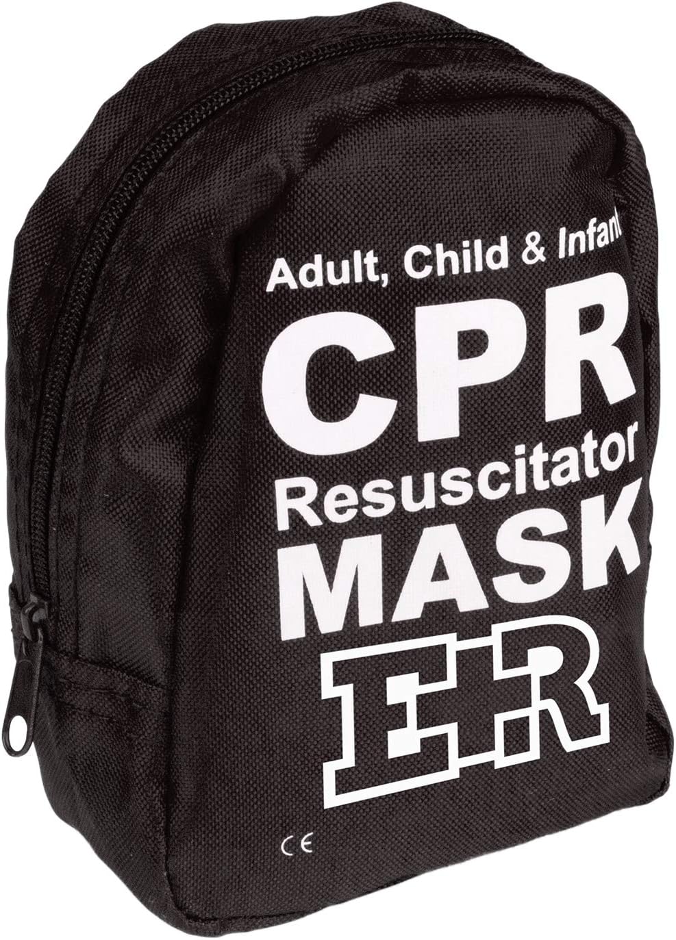 Ever Ready First Aid Adult and Infant CPR Mask Combo Kit with 2 Valves with Pair of Nitrile Gloves & 2 Alcohol Prep Pads - Tactical Black: Health & Personal Care