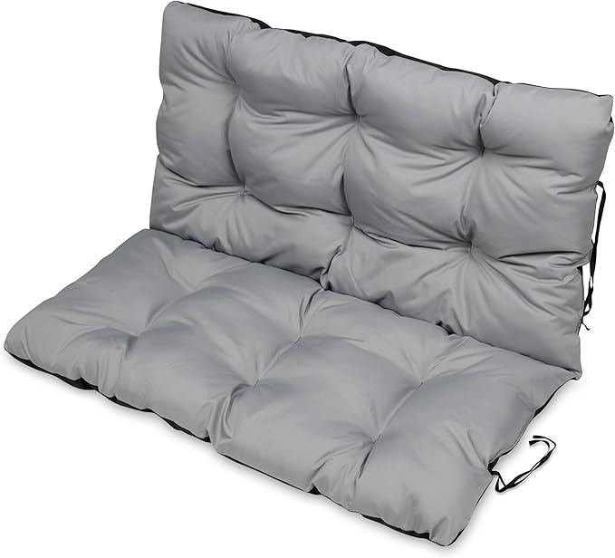 SuperKissen24 Large Garden Bench Seat Cushion Seat Pad 120x50 and