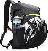 Rhinowalk 22L Waterproof Pannier Bag Convertible Bike Backpack Black view 4