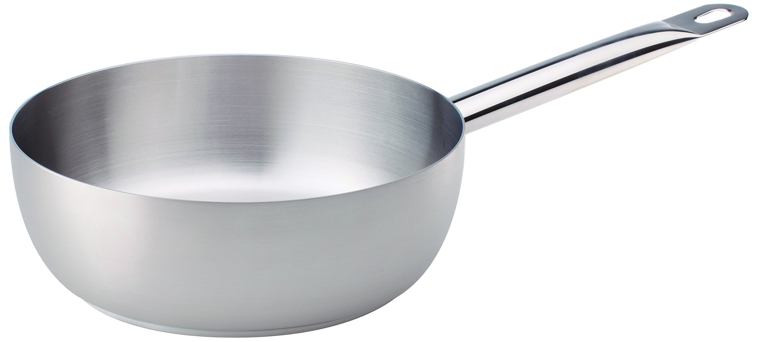 Pentole Agnelli Stainless Steel Conical Casserole Pan With 1 Handle, Diameter 20 Cm.