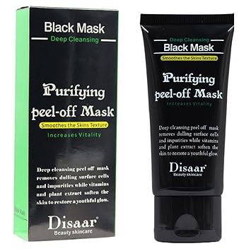 Download Amazon Com Disaar Blackhead Remover Bamboo Charcoal Black Purifying Peel Off Face Mask Deep Cleansing For Face Nose 50ml Beauty Yellowimages Mockups