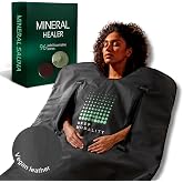 Deep Modality Pro M3 - Infrared Sauna Blanket | Detox, Wellbeing &amp; Recovery | Highest Grade Materials + Jade &amp; Tourmaline for Enhanced Therapy, Adjustable Temp 77-176&deg;F, 6ft x 3ft (Mineral Edition)