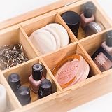 woodluv Tea Box 8 Section Tea Caddy with Clear Acrylic Lid</n> view 6