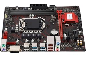 PUSOKEI M ATX Desktop Motherboard, LGA 1151 CPU Slot DDR4 2133MHz Memory for Core I7 I5 I3 Pentium Celeron 14nm CPU, with PCI