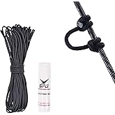 SPG 59ft D Loop Material - Tear and Durable - Archery D Loop String for Compound Bow Withstand 200lbs Bow Release D Loop String with Bow String Wax Bowstring Maintenance Tools