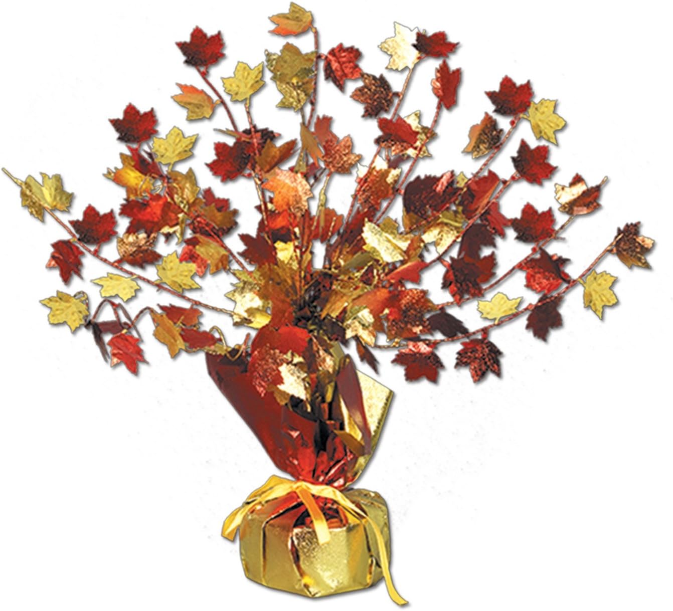 Fall Leaves Gleam 'N Burst Centerpiece Party Accessory (1 count) (1/Pkg)