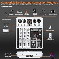 Professional DJ audio mixer, 4-channel DJ