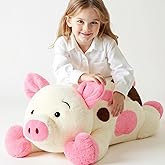 Riverwar Large Pig Stuffed Animal,28" Big Soft Plush Toy,Giant Cute Cuddly Gift for Babies, Boys, Girls,Girlfriend on Christmas, Valentine's Day