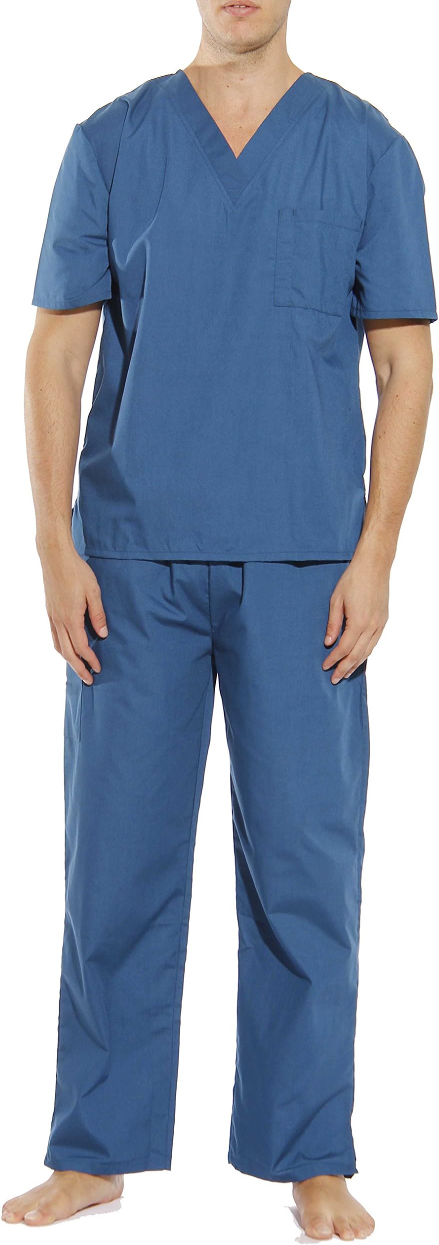 Tropi Mens Unisex Scrub Sets Medical Scrubs (V-Neck)