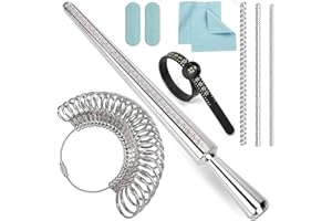 Ring Sizer Measuring Tool Ring Size Mandrel Ring Sizing Kit Ring Measurer Tool Finger Size Gauge Measurement US Sizes Include