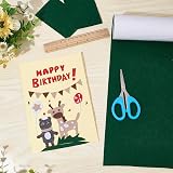 BENECREAT Green Self Adhesive Felt Baize 40cm x 2m 1mm Thick view 6