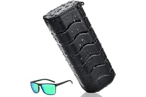 ClaspVital Tactical Hard Shell Sunglasses Case​, Military-Grade Crushproof & Water-Resistant Protective Case for Outdoor/Travel - Fits Ray-Ban, Oakley, Maui Jim & 200+ Premium Sunglasses