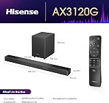 Hisense AX3120G 3.1.2 Channel Soundbar with Wireless Subwoofer Dolby Atmos view 2