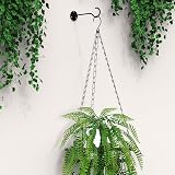 Mutool Hanging Planter Set, 2PCS Indoor Outdoor Baskets with Hooks view 3