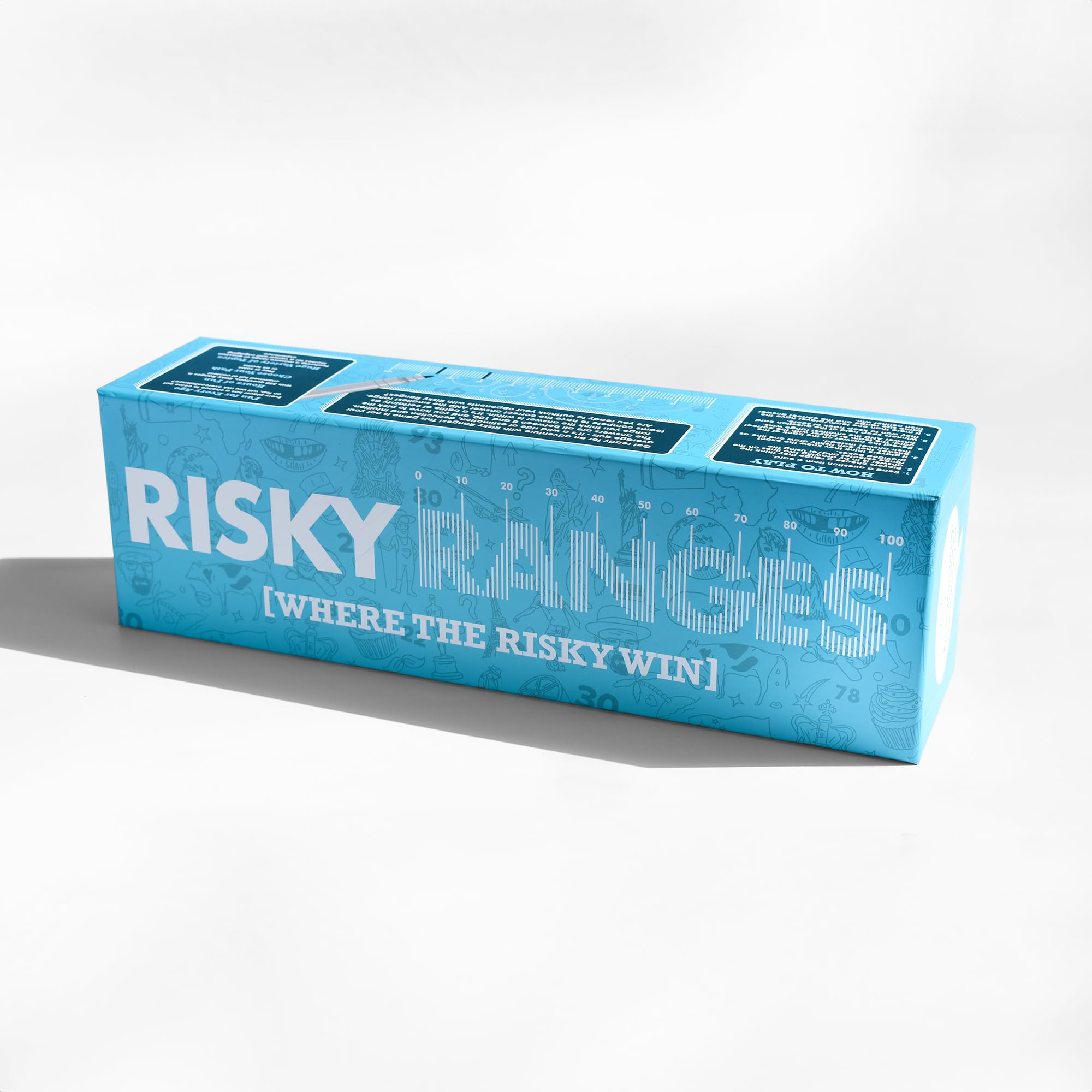 Risky Ranges – The High-Stakes Party Game for Adults and Families | 350+ Range-Guessing Questions | Hilarious Deduction & Debating Game for Groups 2-10+ Players for Game Night, Ages 10+