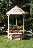 Wishing Well Wooden Garden Planter: Amazon.co.uk: Garden & Outdoors