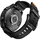 Bandletic Compatible with Garmin Instinct Watch Bands - Tactical Military Rugged Nylon Sport Quick Fit 22mm Watch Band for Fenix E/8/7/6/5/Forerunner 965/955/945/935/745/Epix 2/Approach S70/S62/S60