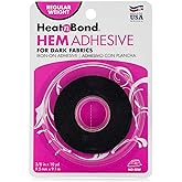 HeatnBond Hem Iron-On Adhesive, Regular Weight, Black