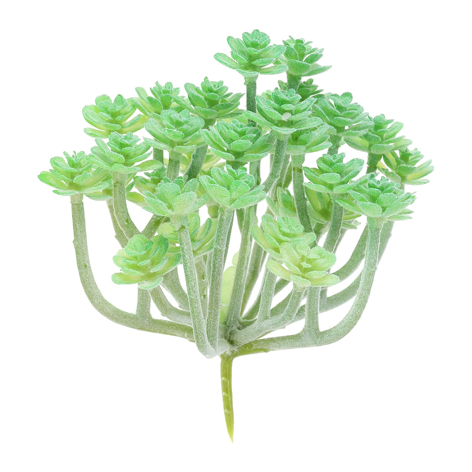 PATIKIL Mini Artificial Succulent Plants, Fake Succulents Plant Unpotted Realistic Textured Succulents for Home Garden Decoration, Green