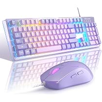 Gaming Keyboard and Mouse Combo, MageGee K1 RGB LED Backlit