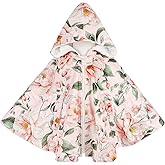 WINGHENLEE Baby Car Seat Poncho, Baby Cape Hooded Ponchos, Windproof Poncho Cape Cloak for Kids, Coat for 0-4 Year Girls