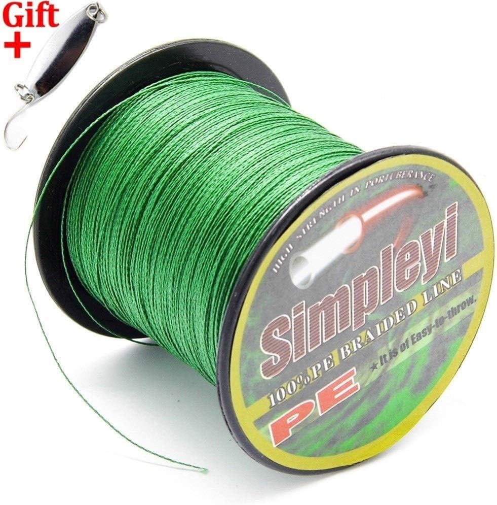 Lure As Gift 100M 6-100LB PE Multifilament Sea Super Braided Japan Strong Fishing Line Carp Fishing For Fish Rope Cord (Color : Army Green, Line Number : 0.20mm 20LB)