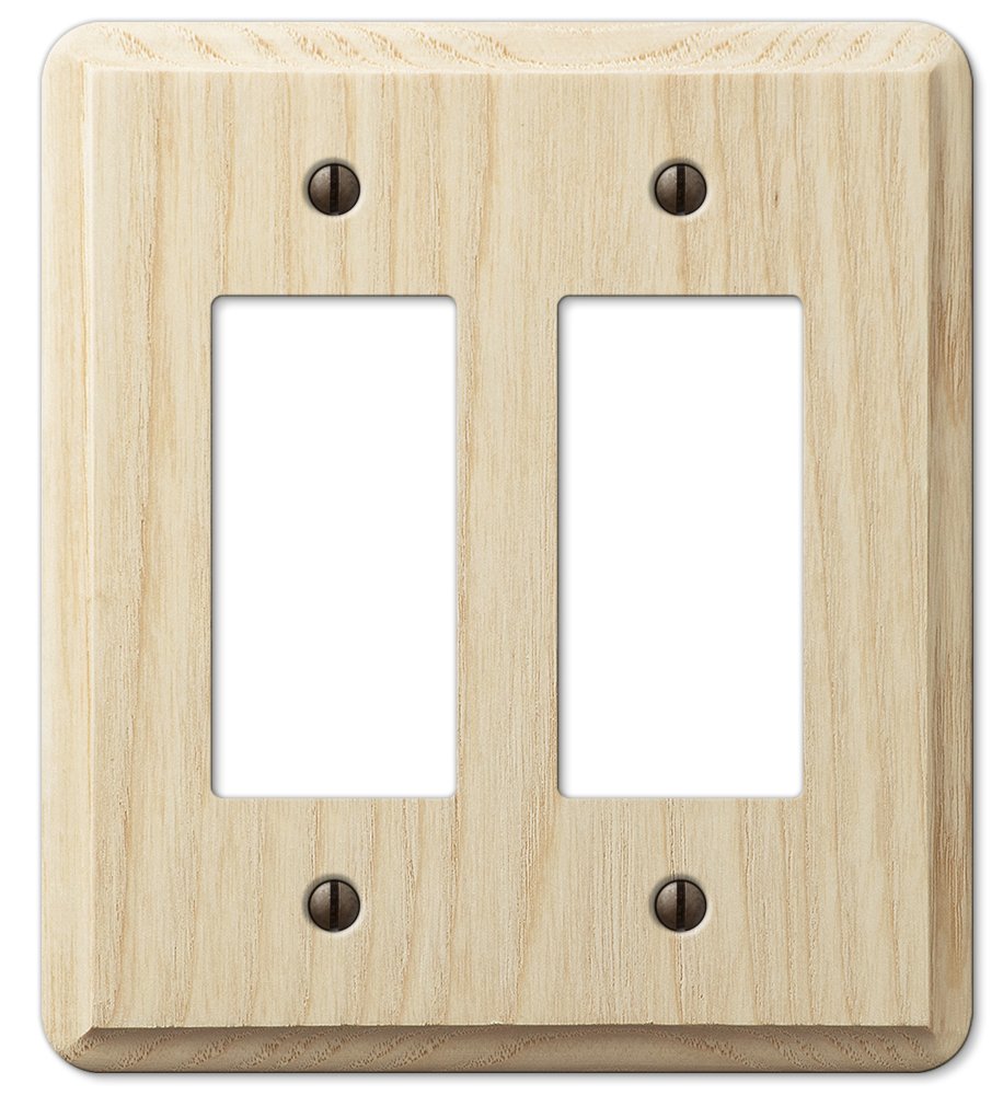 Amertac 401RR Placa de pared de madera de fresno con 2 balancines