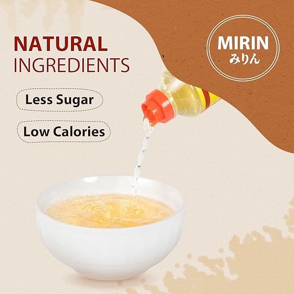 52USA MIRIN COOKING WINE, AUTHENTIC JAPANESE SEASONING FOR SAUCES, MARINADES, AND GLAZES, 16.9 FL OZ BOTTLE