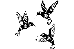 Hummingbird Outdoor Metal Birds Wall Art Decor For Living Room Corridor Multi-Posture Hummingbird Metal Artwork
