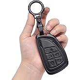 LJMTBKAN for Chevy Key Fob Cover,Zinc alloy key cover Compatible with 2021 2022 2023 Chevy Suburban Silverado Tahoe GMC Yukon Sierra 1500 Buick Key Shell Accessories