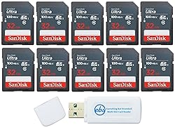 SanDisk 32GB Ultra SD Memory Card (10 Pack) SDHC