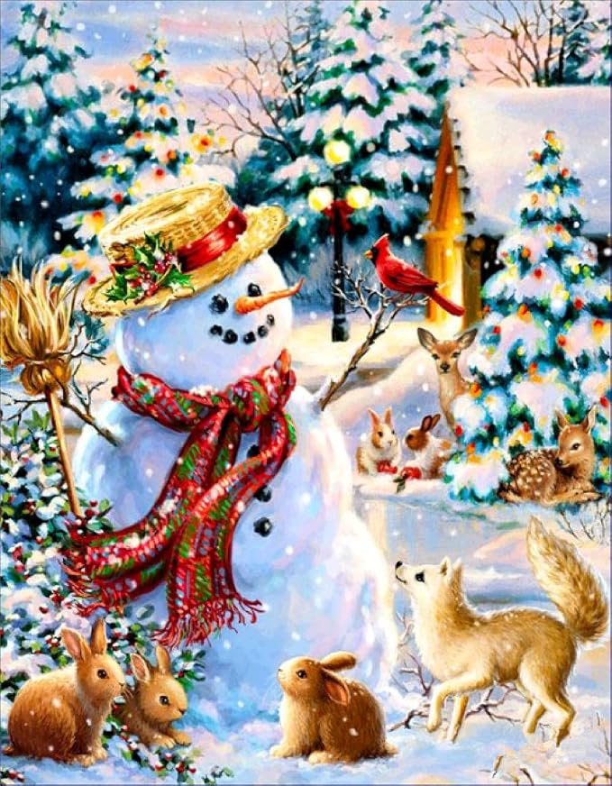Amazon.com: 5D Christmas Diamond Painting Kit for Adult Full Drill