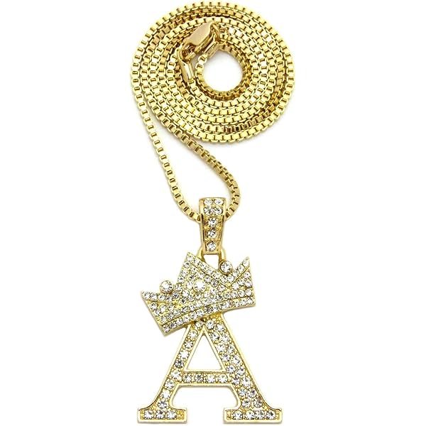 アクセサリー IX-KING NEW ICED OUT KING 'K' PENDANT & 24