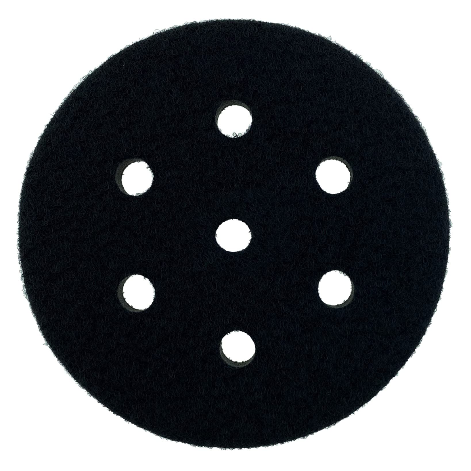 1 x SabreCut OSSCIP006 150mm 6 Hole Soft Density Interface Pad for Hook and Loop Random Orbital Sander Backing Pads Compatible with Dual Action Sanders