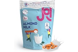 JOI Almond Milk Plant-Based Milk Powder, Non-Dairy Milk Substitute, No Preservatives, No Gums, No Added Sugar, Vegan, Non-GMO, Kosher, 10g Protein per Serving, Up to 32 Servings, 1.42 lb (644 g)
