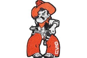 PATCH COLLECTION Oklahoma State Primary Mascot Team Logo Iron On Embroidered Patch