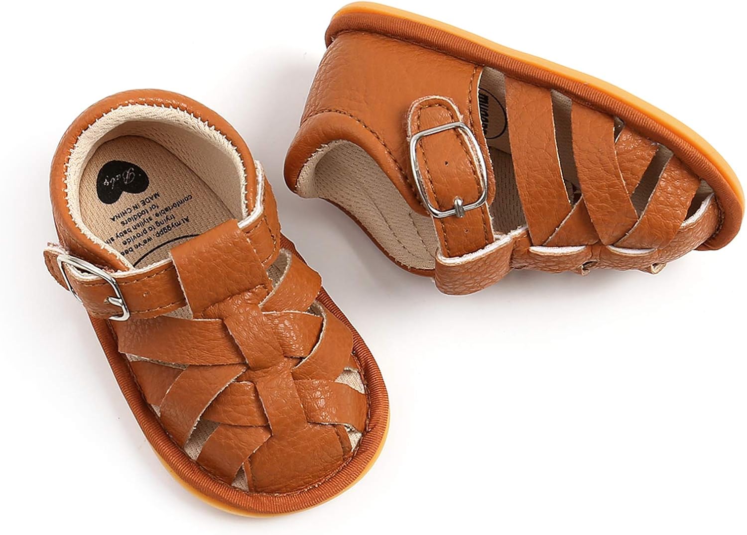  | RVROVIC Baby Boys Girls Sandals Premium Infant Summer Outdoor Shoes PU Lightweight Soft Anti-Slip Sole Toddler Prewalker | Sandals
