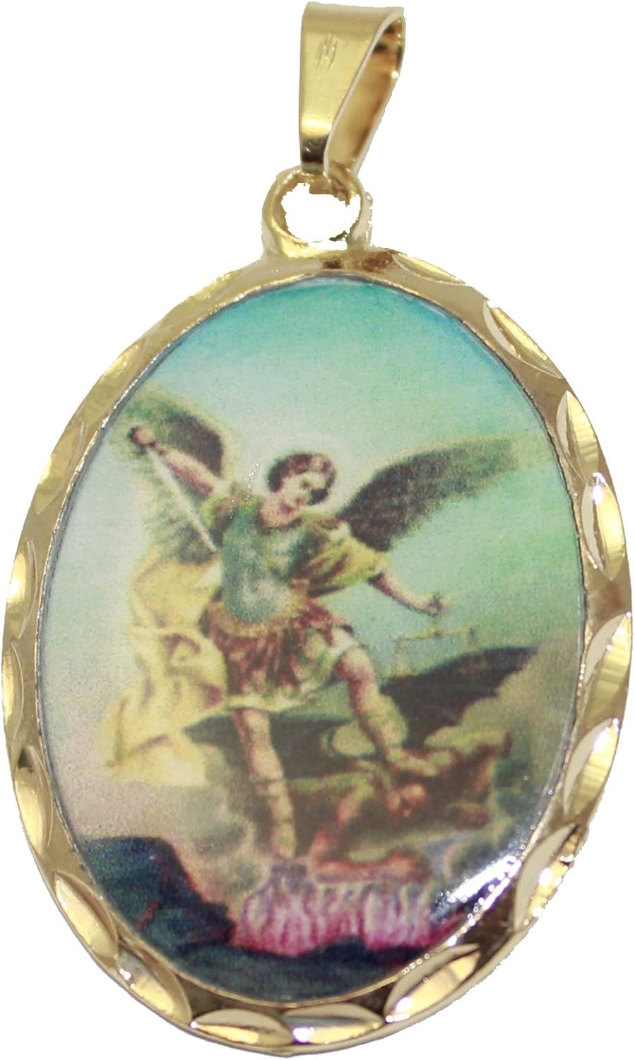 San Miguel Arcangel Necklace Top 